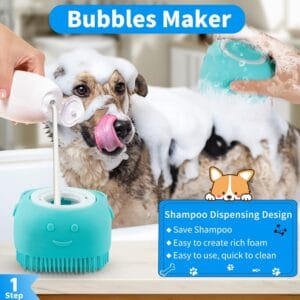 comotech 6pcs dog bath brush & dog toothbrush